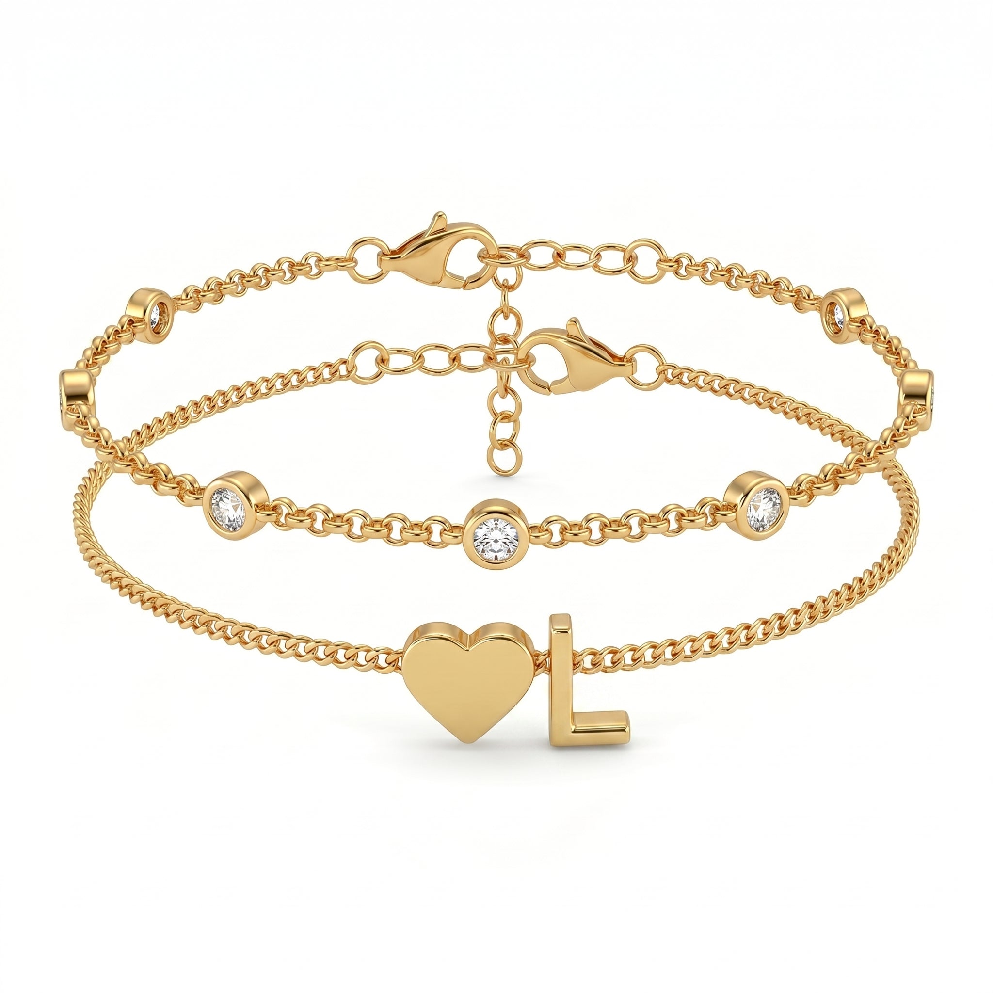 Initial Bracelet "Amor"