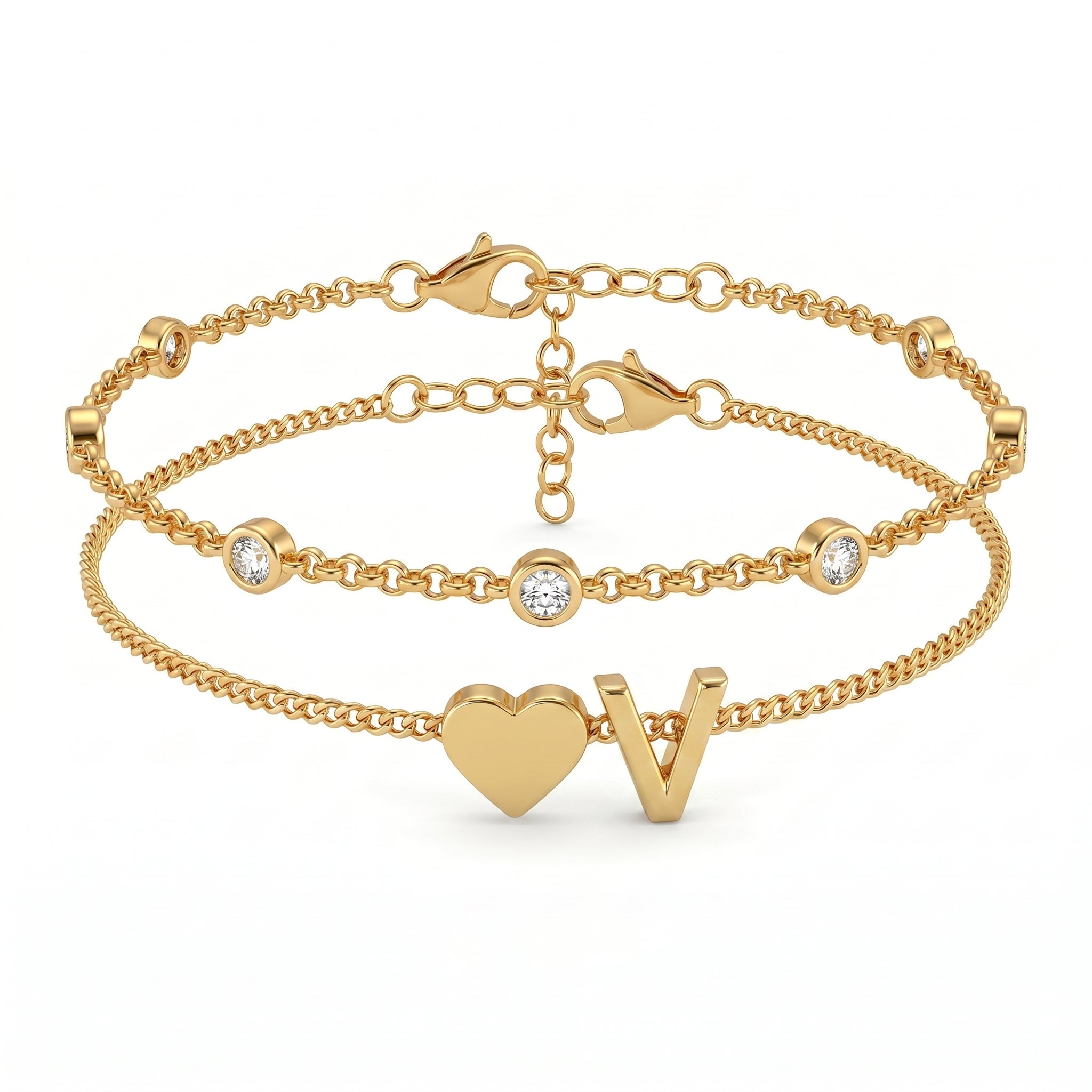 Initial Bracelet "Amor"