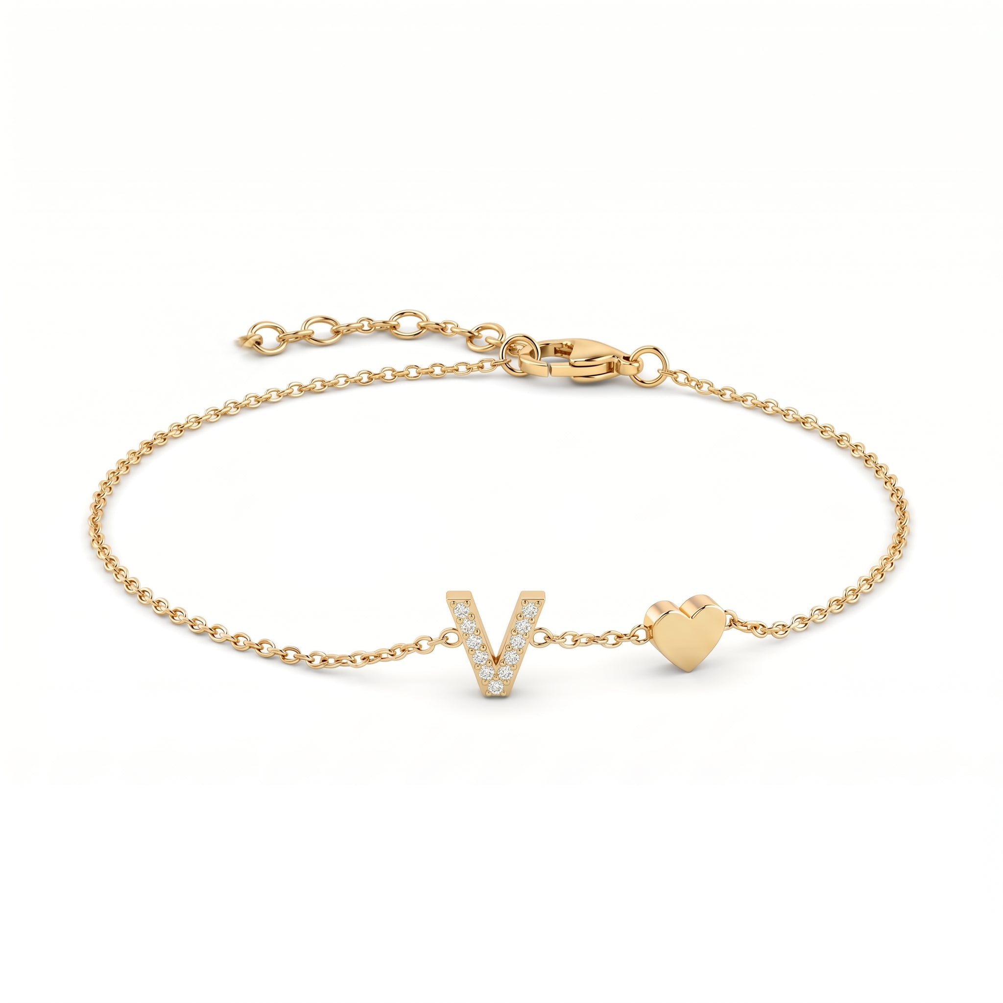 Initial Bracelet "Charm"