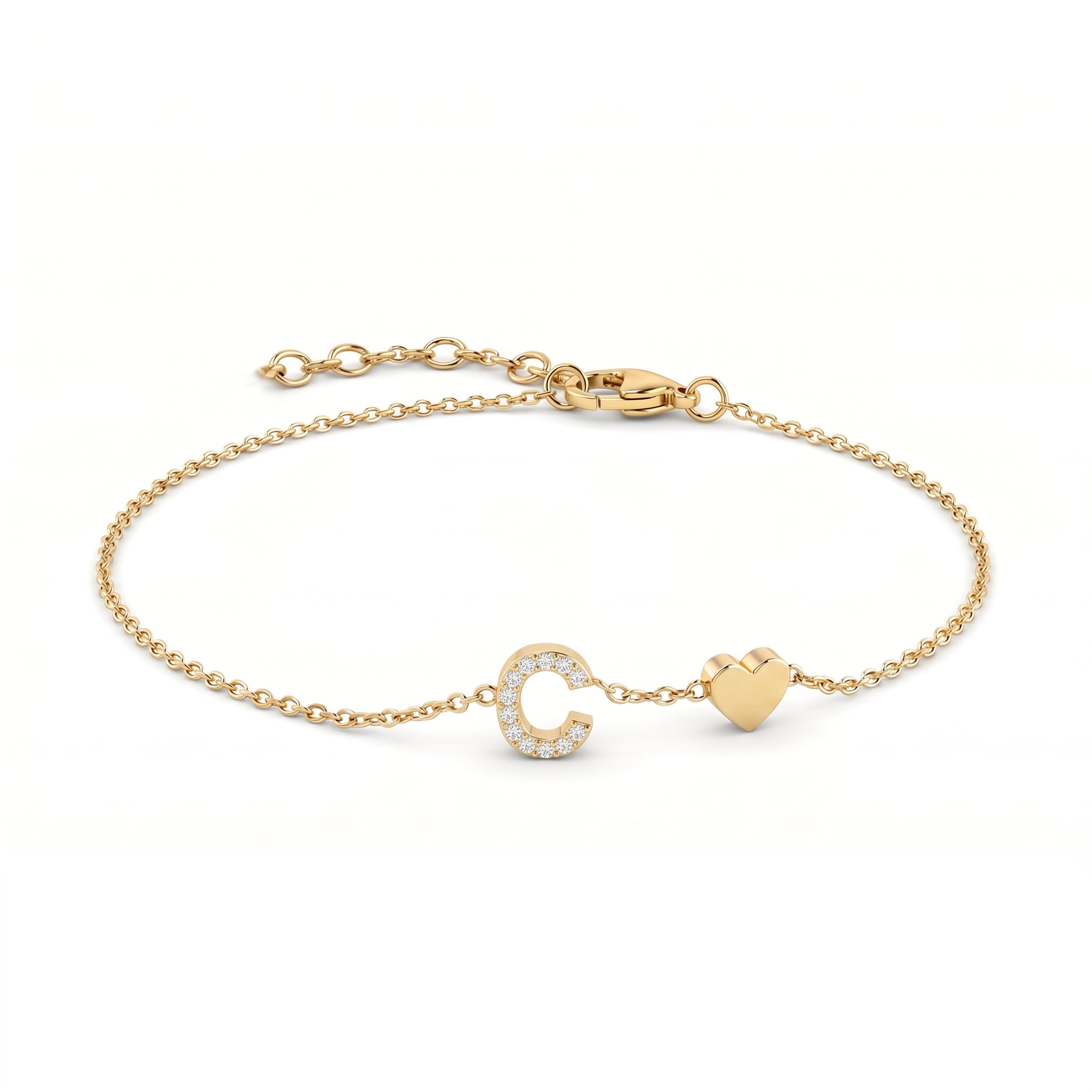 Initial Bracelet "Charm"