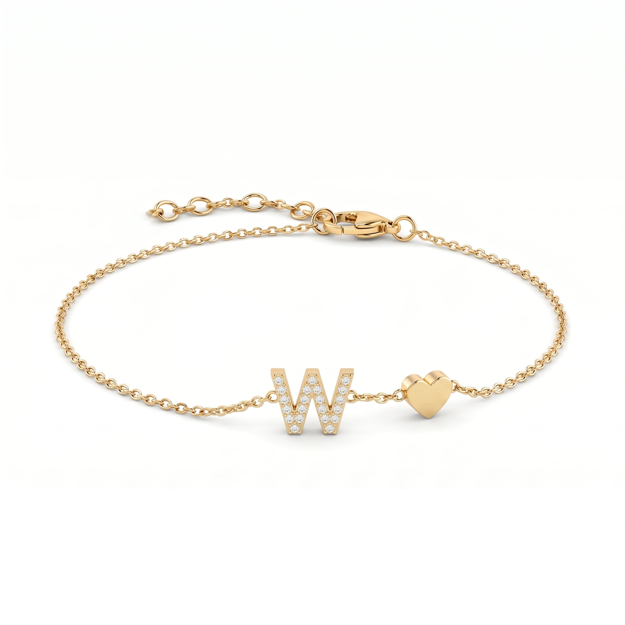 Initial Bracelet "Charm"