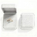 Adjustable Initial Ring "Celeste"