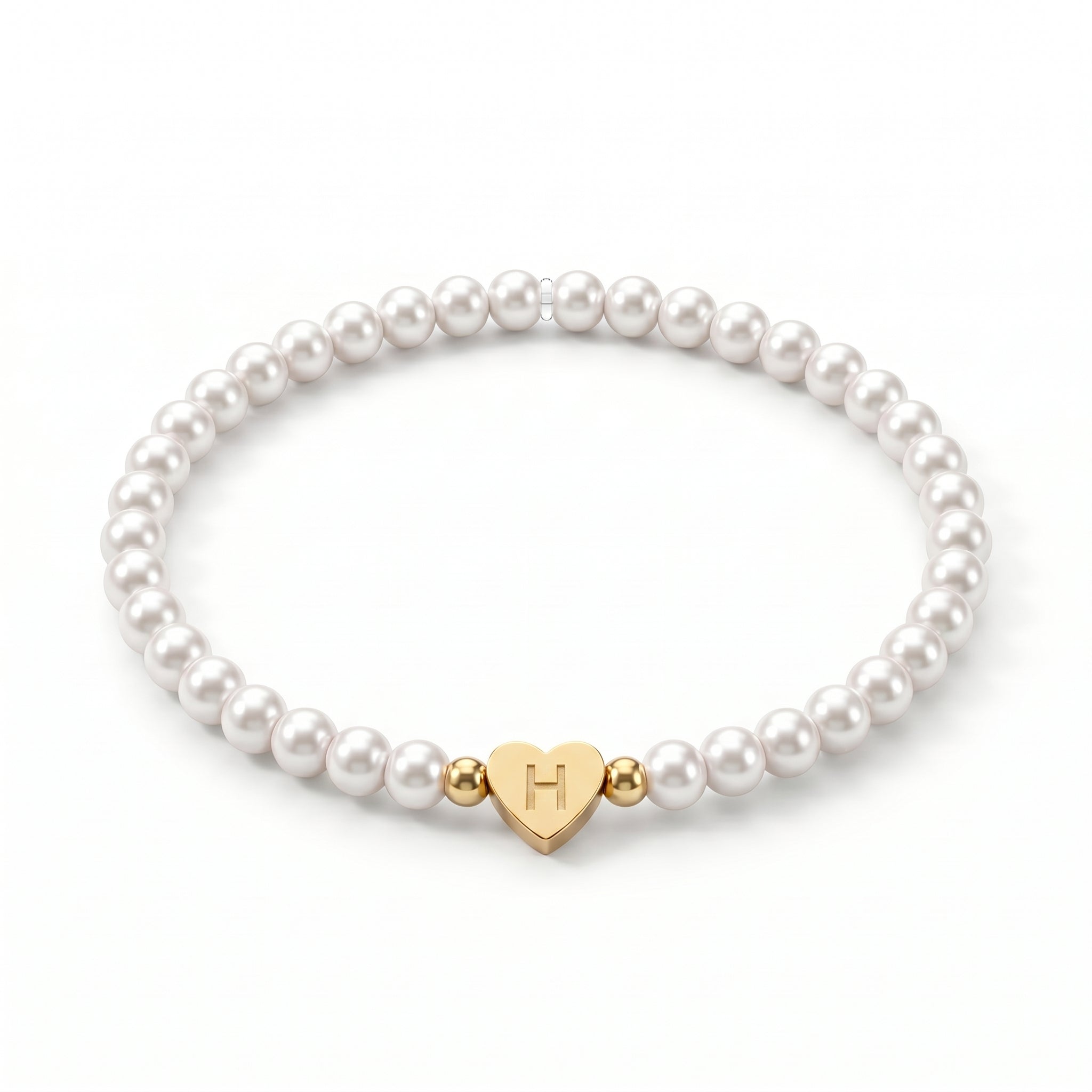Initial Bracelet "Pearl"