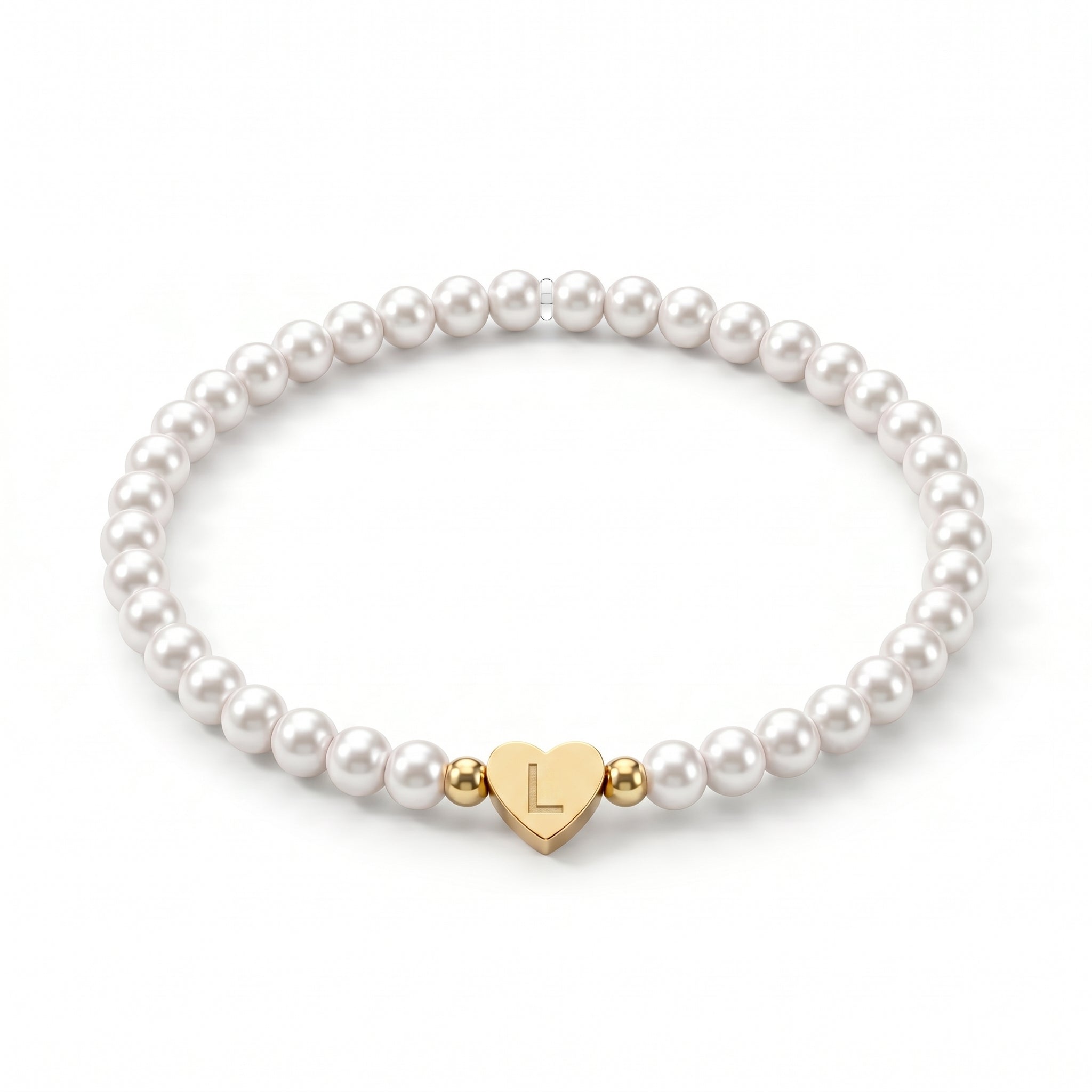 Initial Bracelet "Pearl"