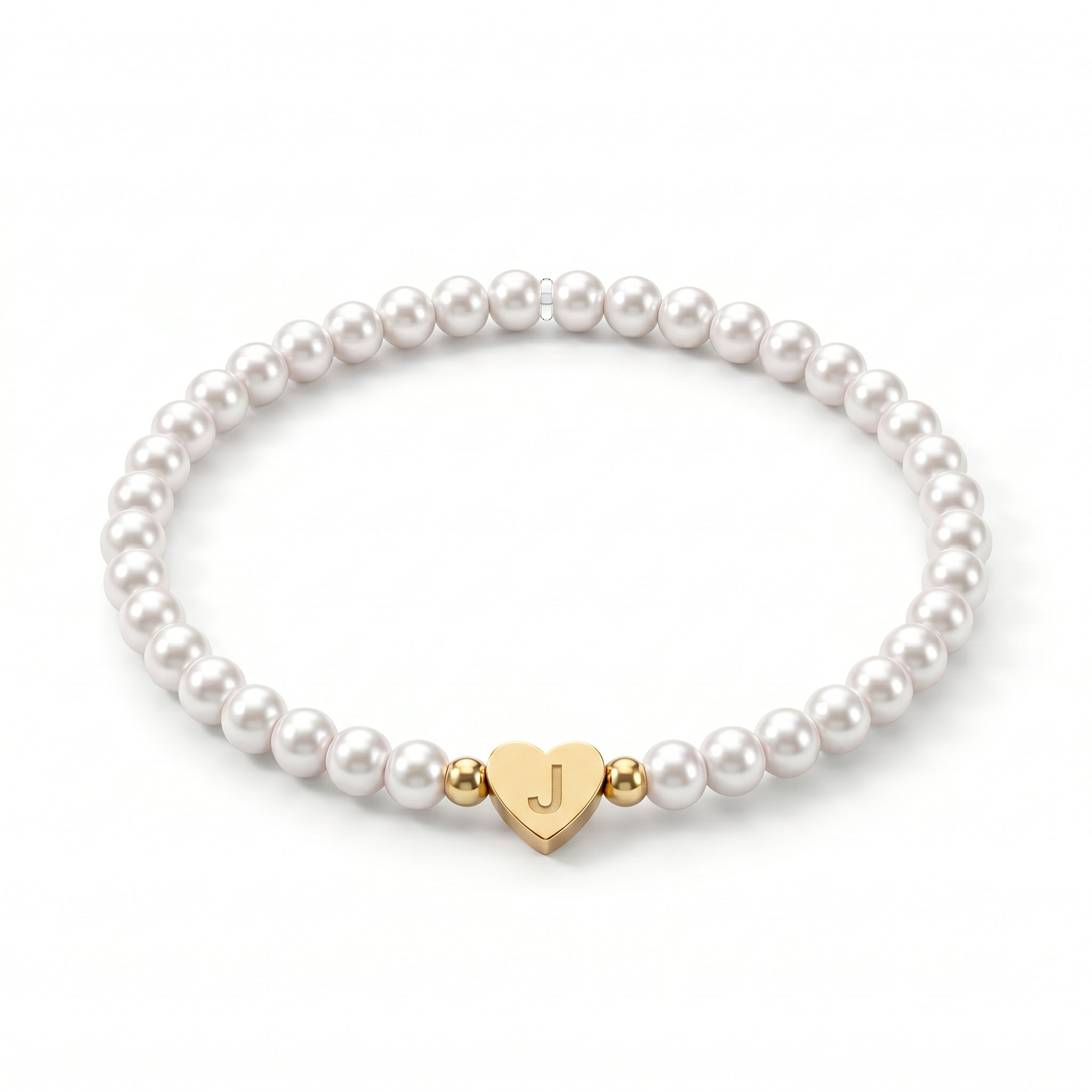 Initial Bracelet "Pearl"