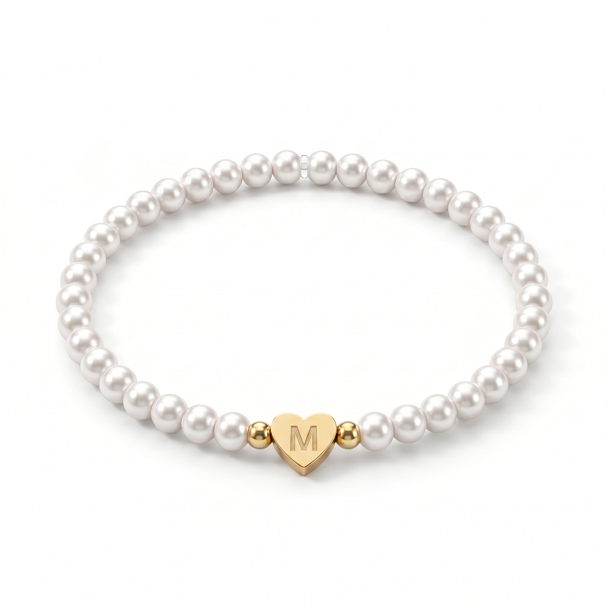 Initial Bracelet "Pearl"