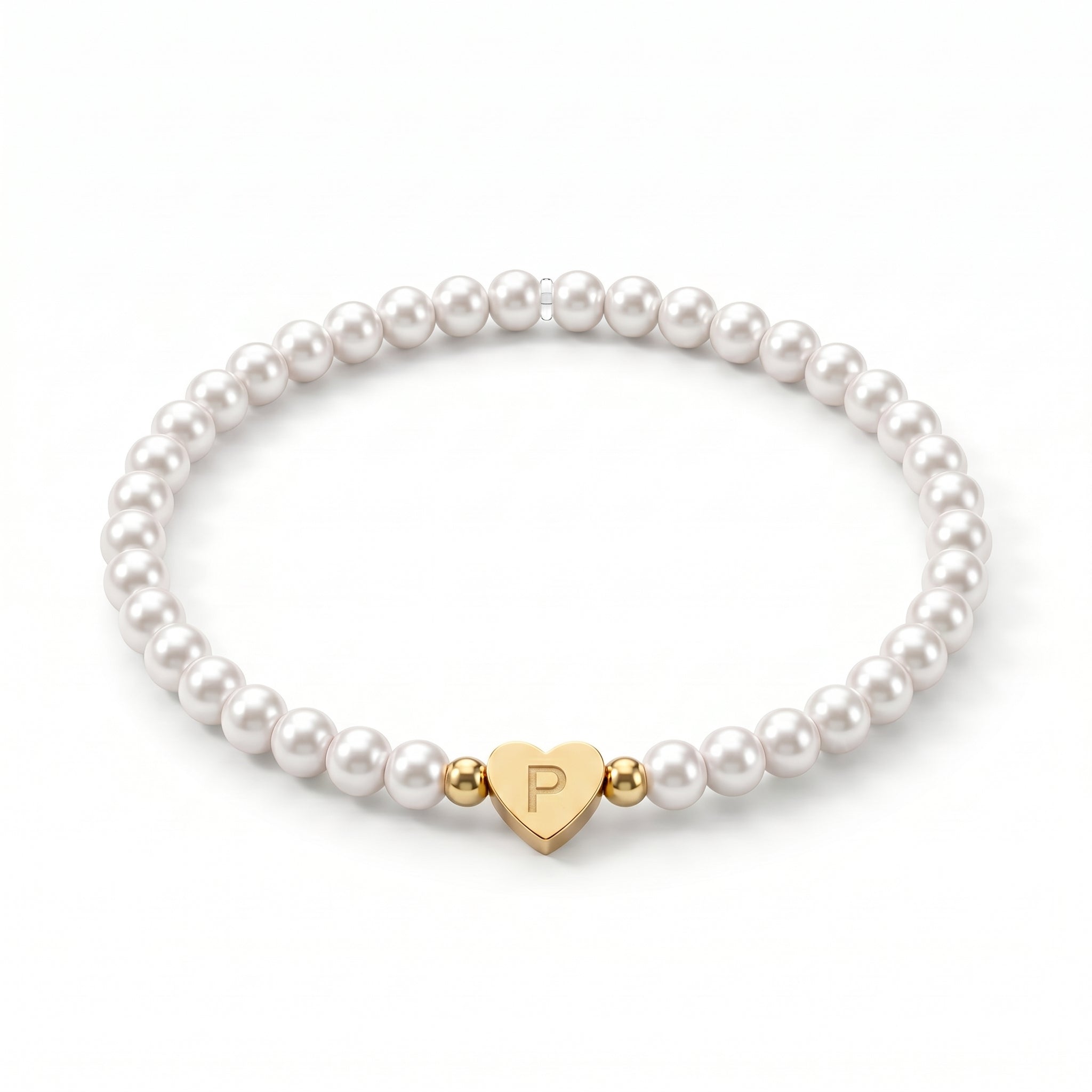 Initial Bracelet "Pearl"