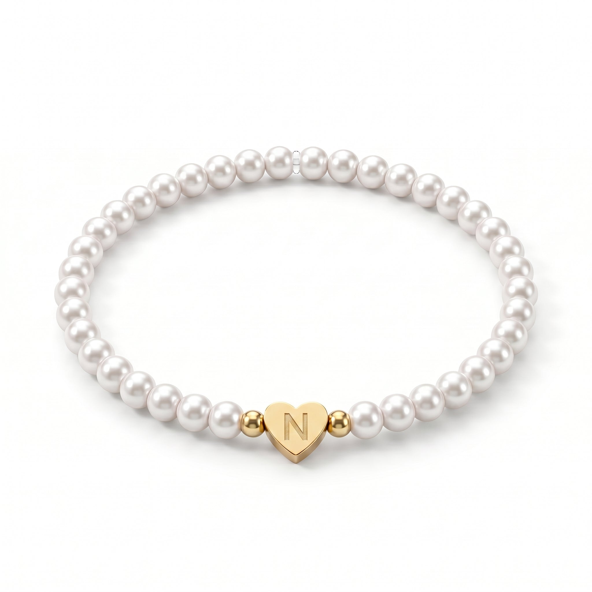Initial Bracelet "Pearl"