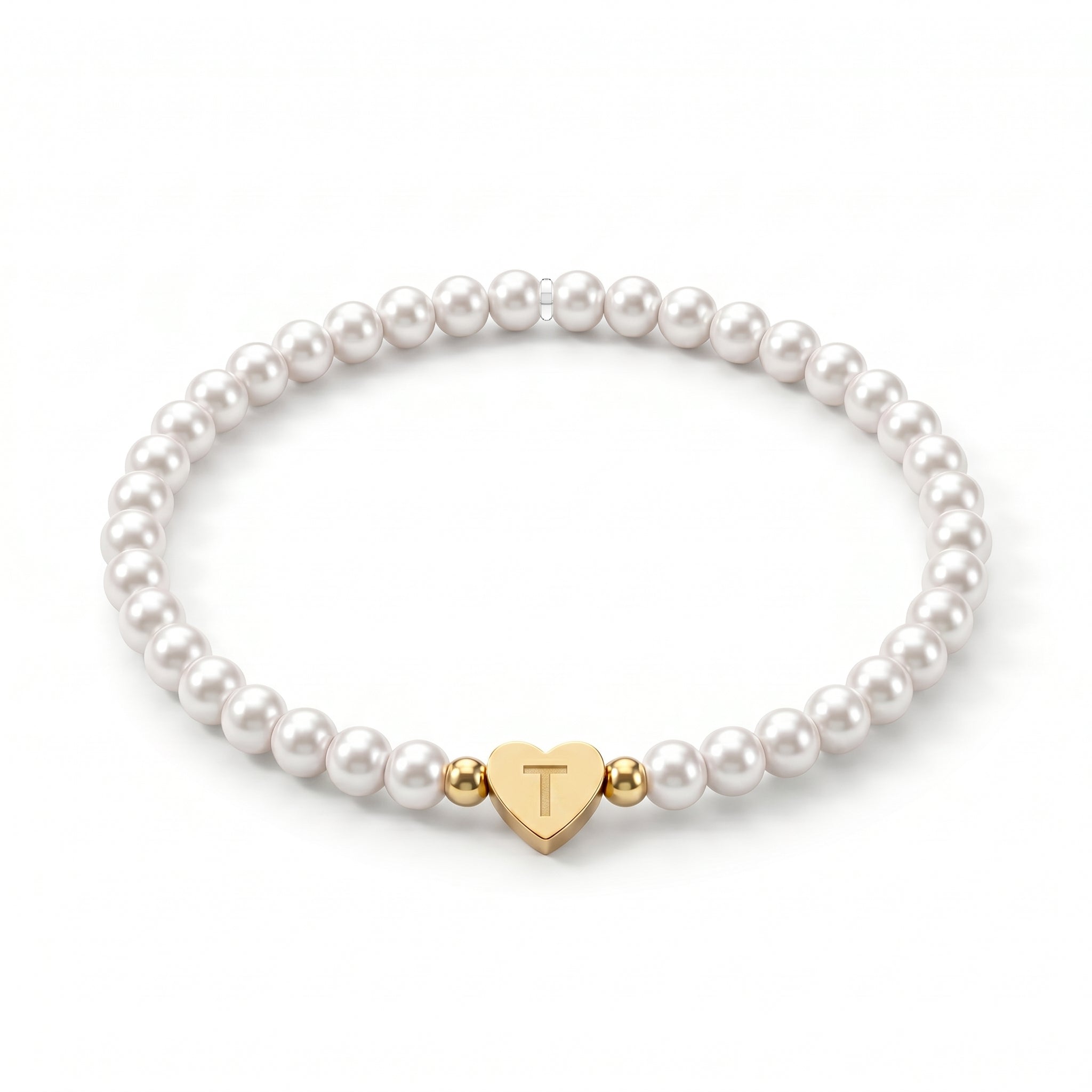 Initial Bracelet "Pearl"