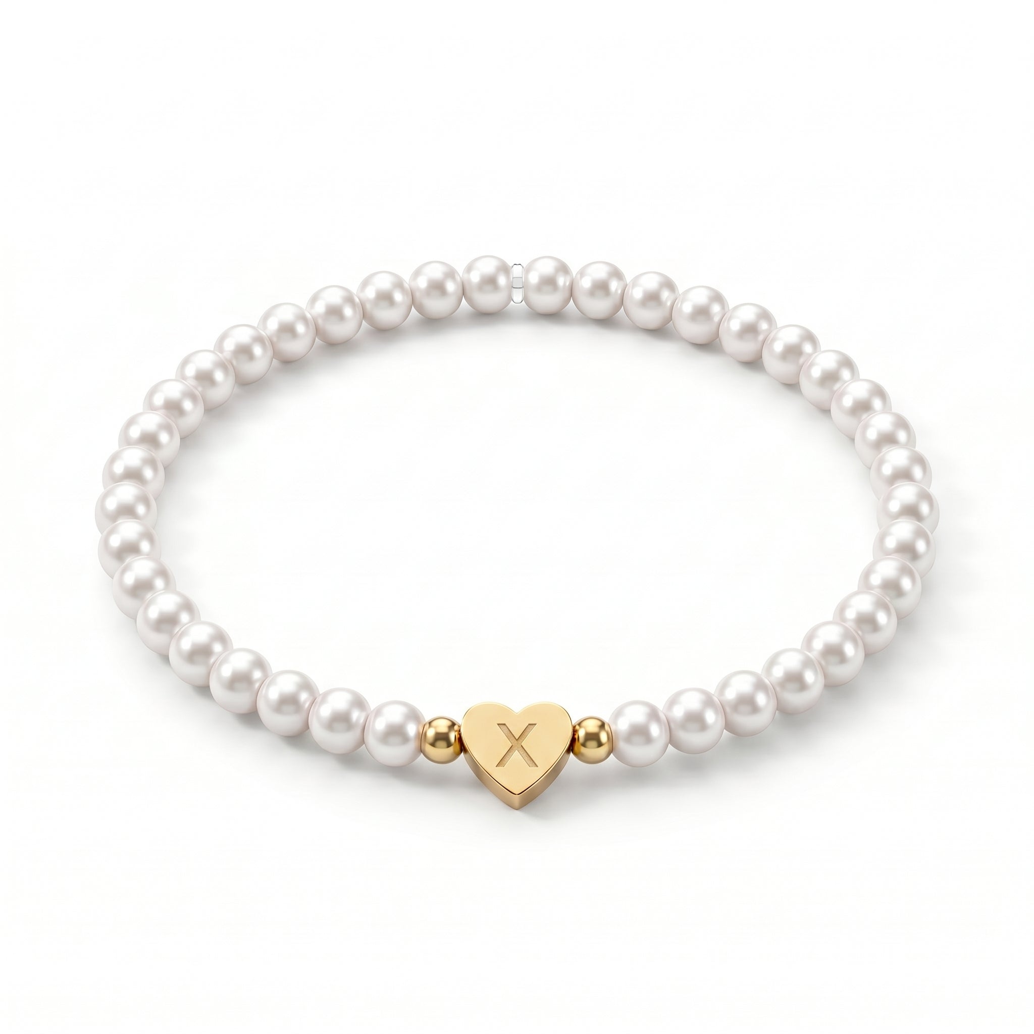 Initial Bracelet "Pearl"