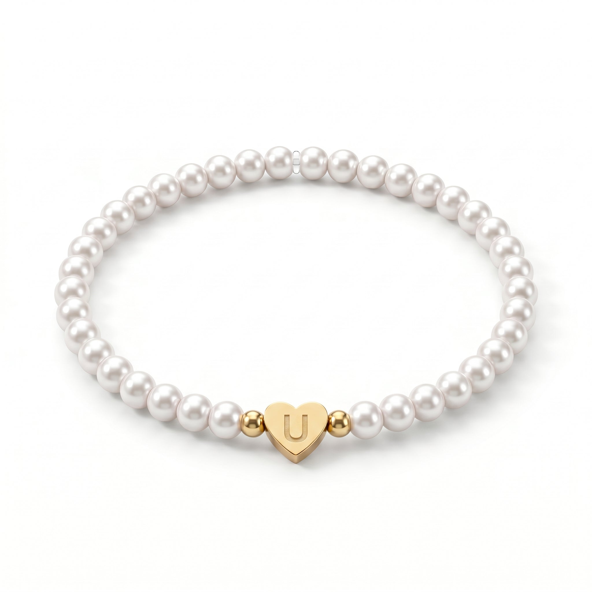 Initial Bracelet "Pearl"