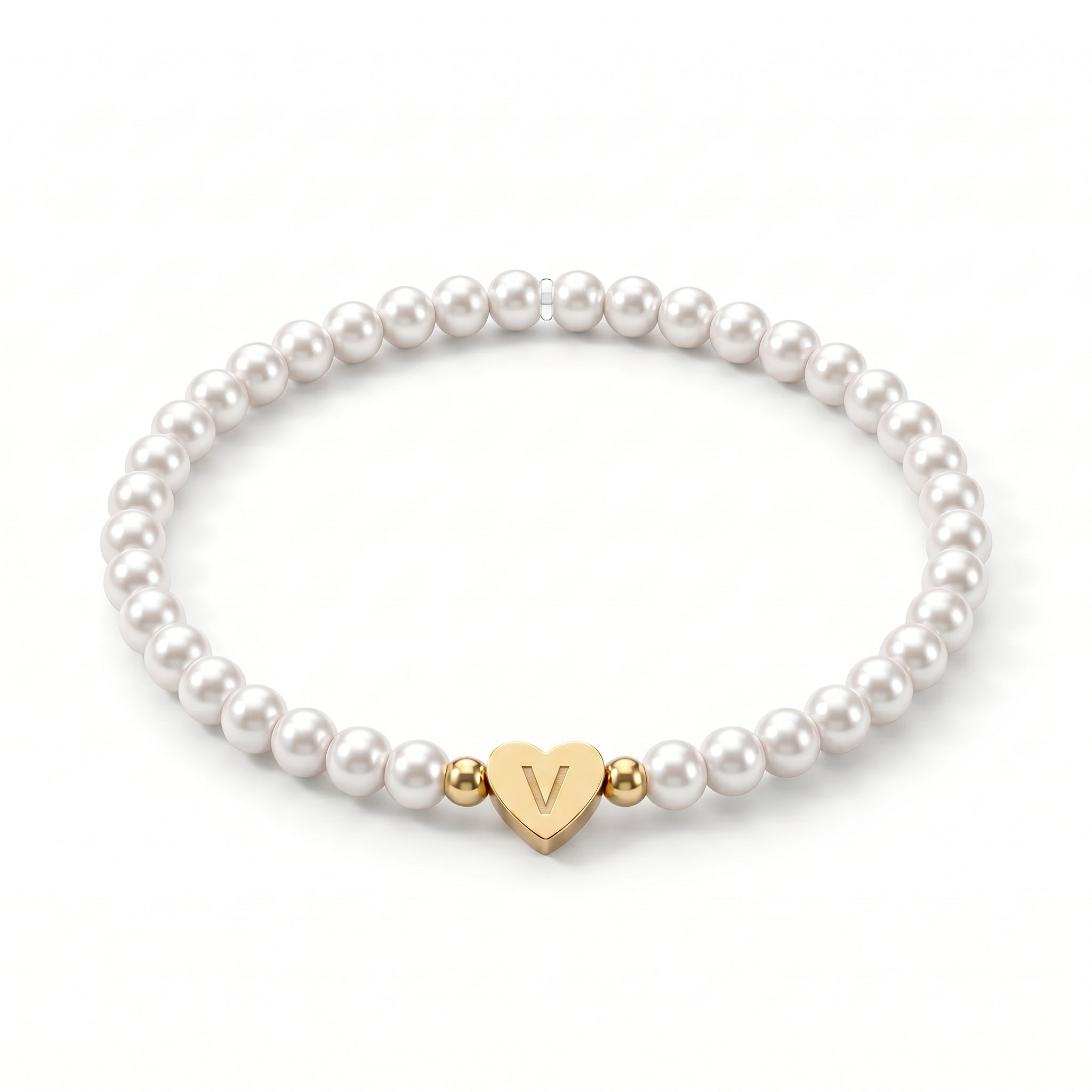 Initial Bracelet "Pearl"