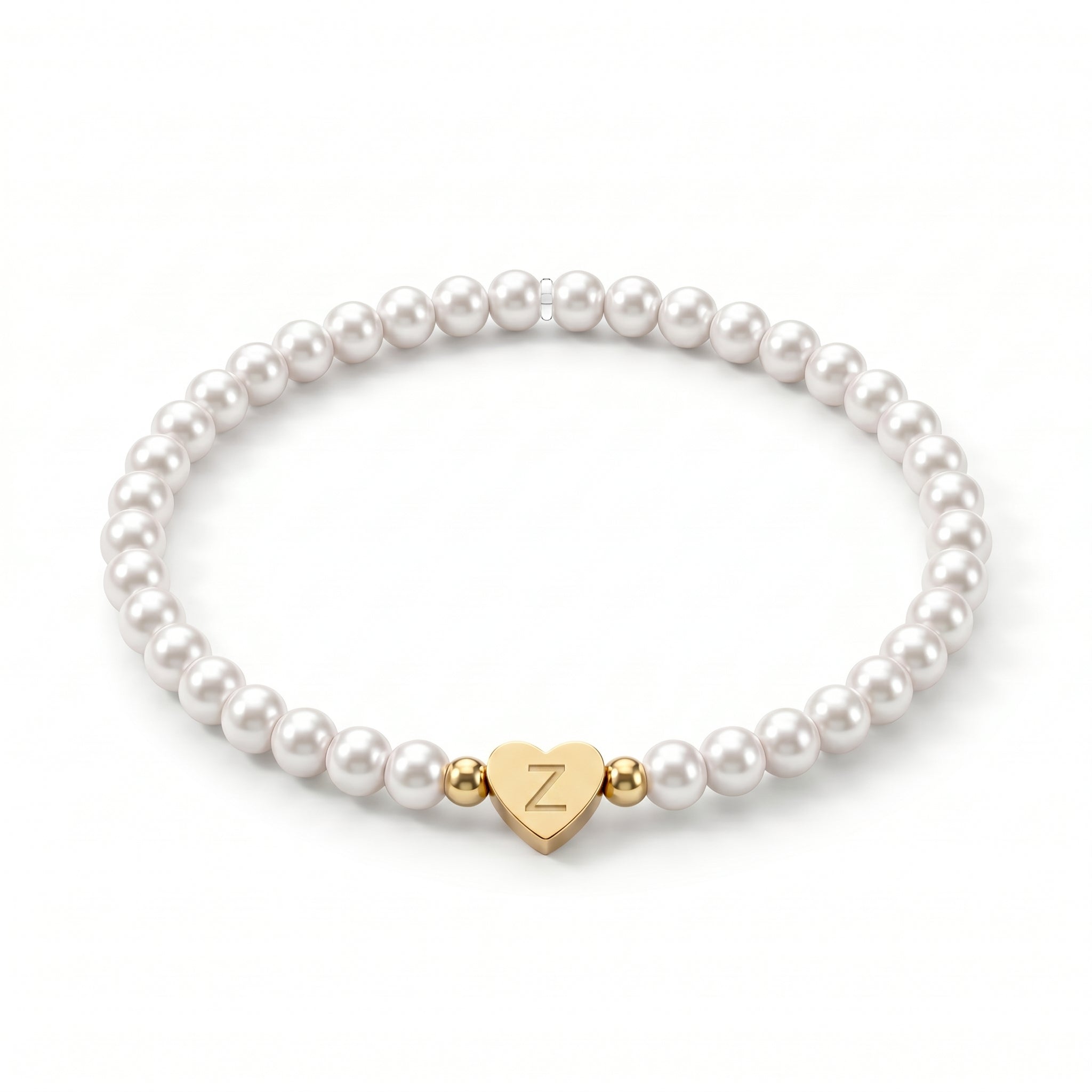 Initial Bracelet "Pearl"