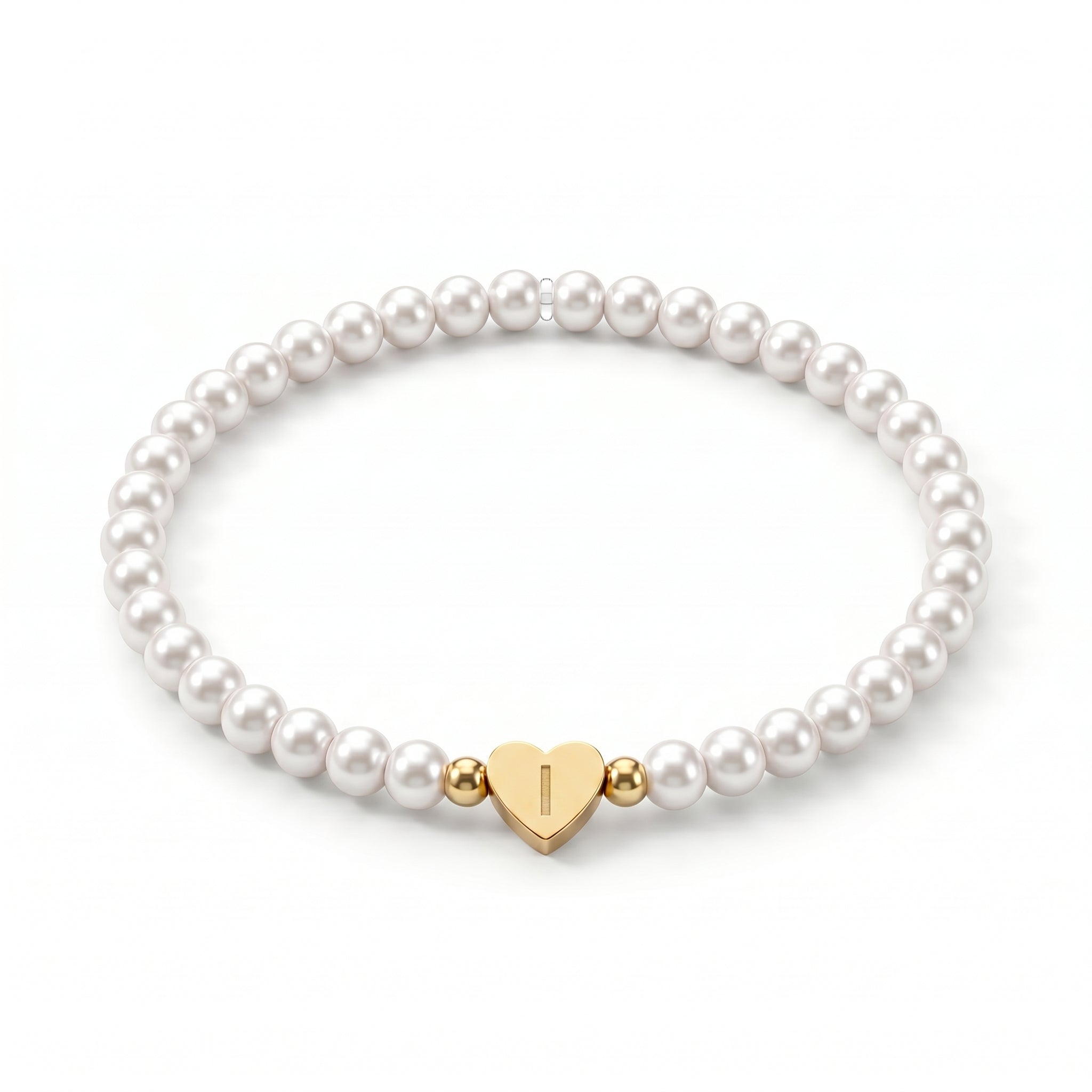 Initial Bracelet "Pearl"