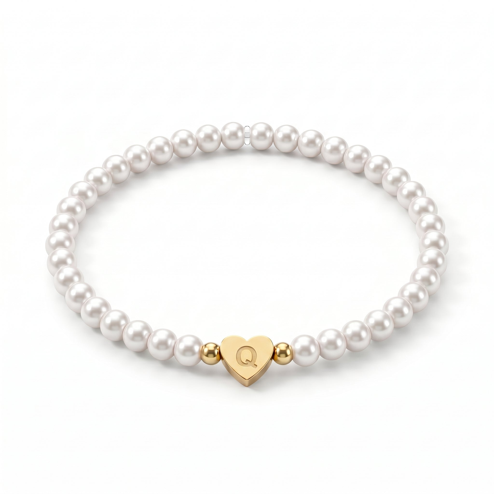 Initial Bracelet "Pearl"