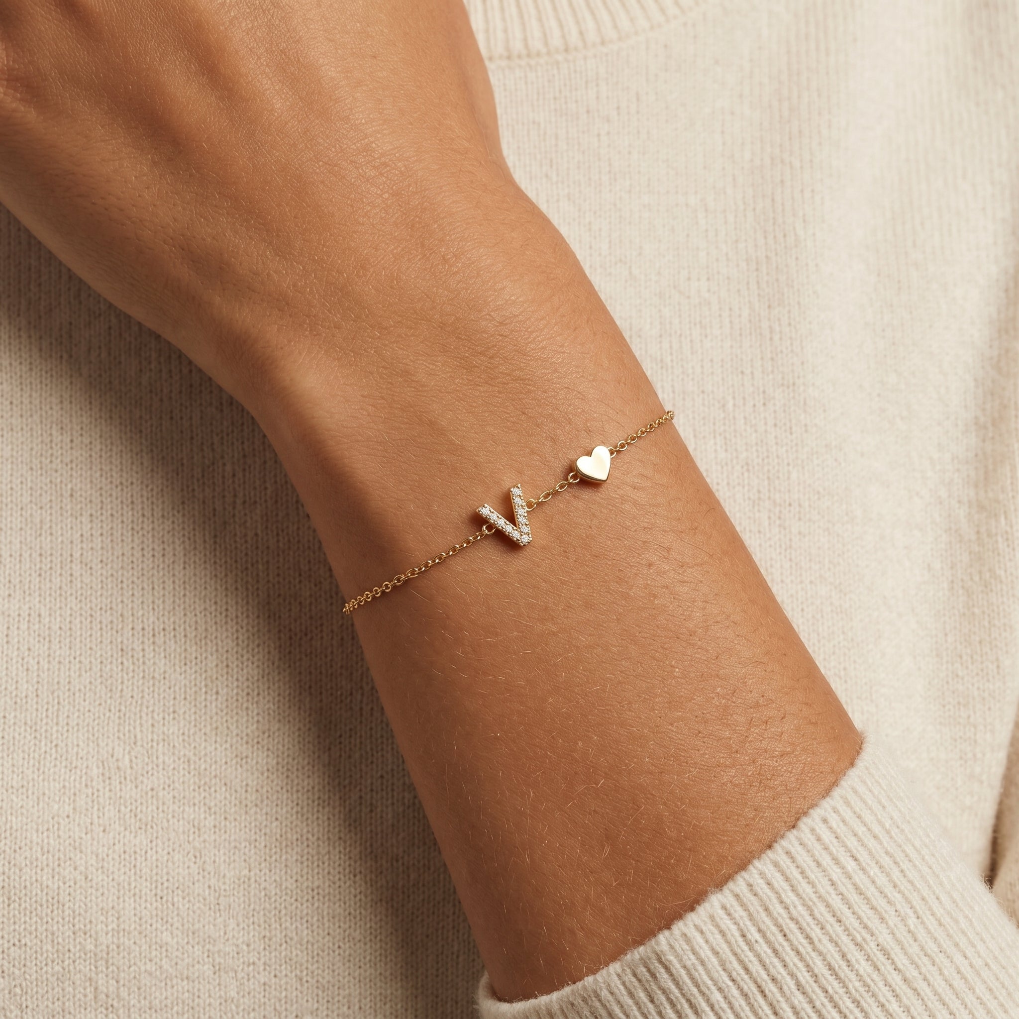 Initial Bracelet "Charm"