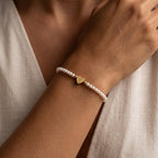 Initial Bracelet "Pearl"