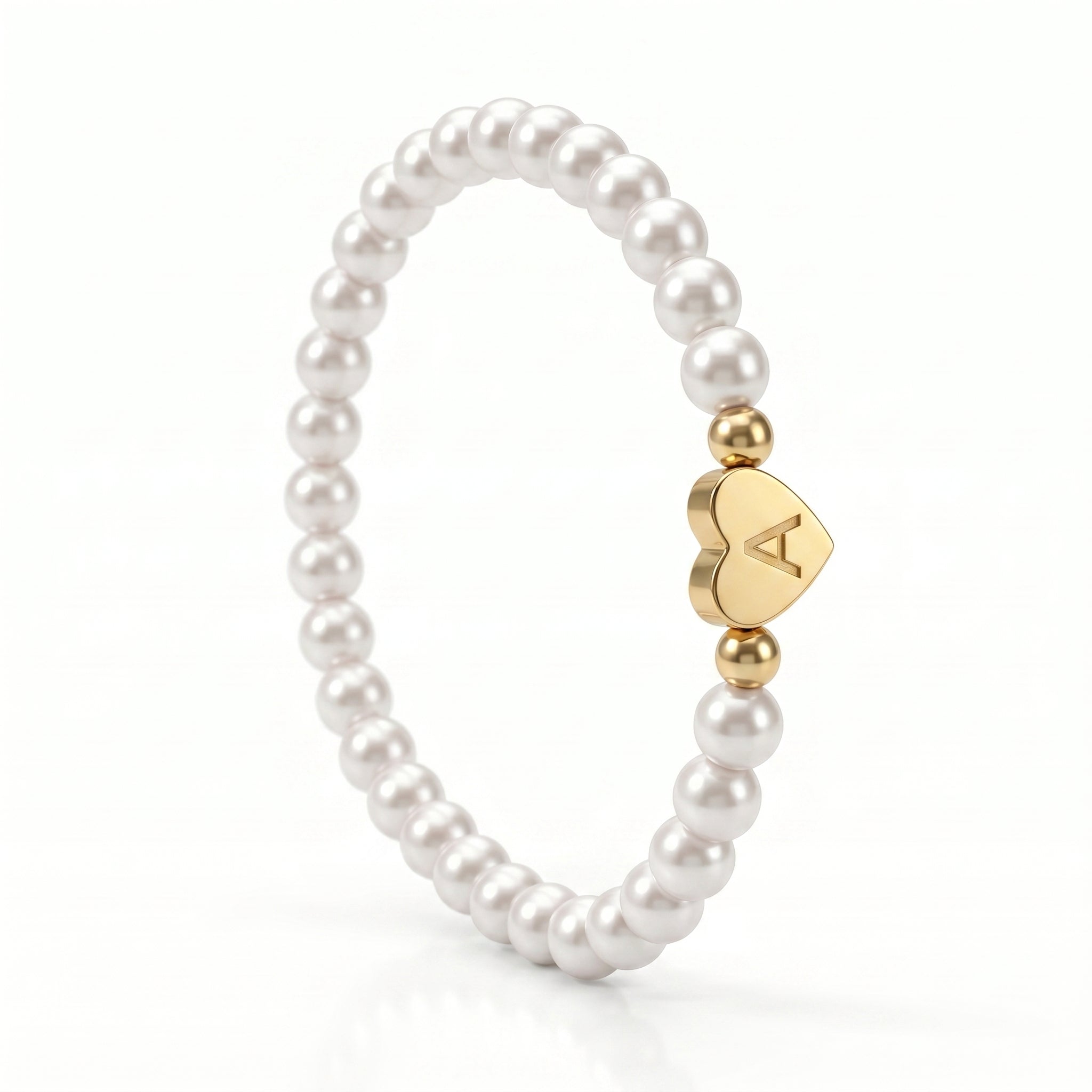 Initial Bracelet "Pearl"
